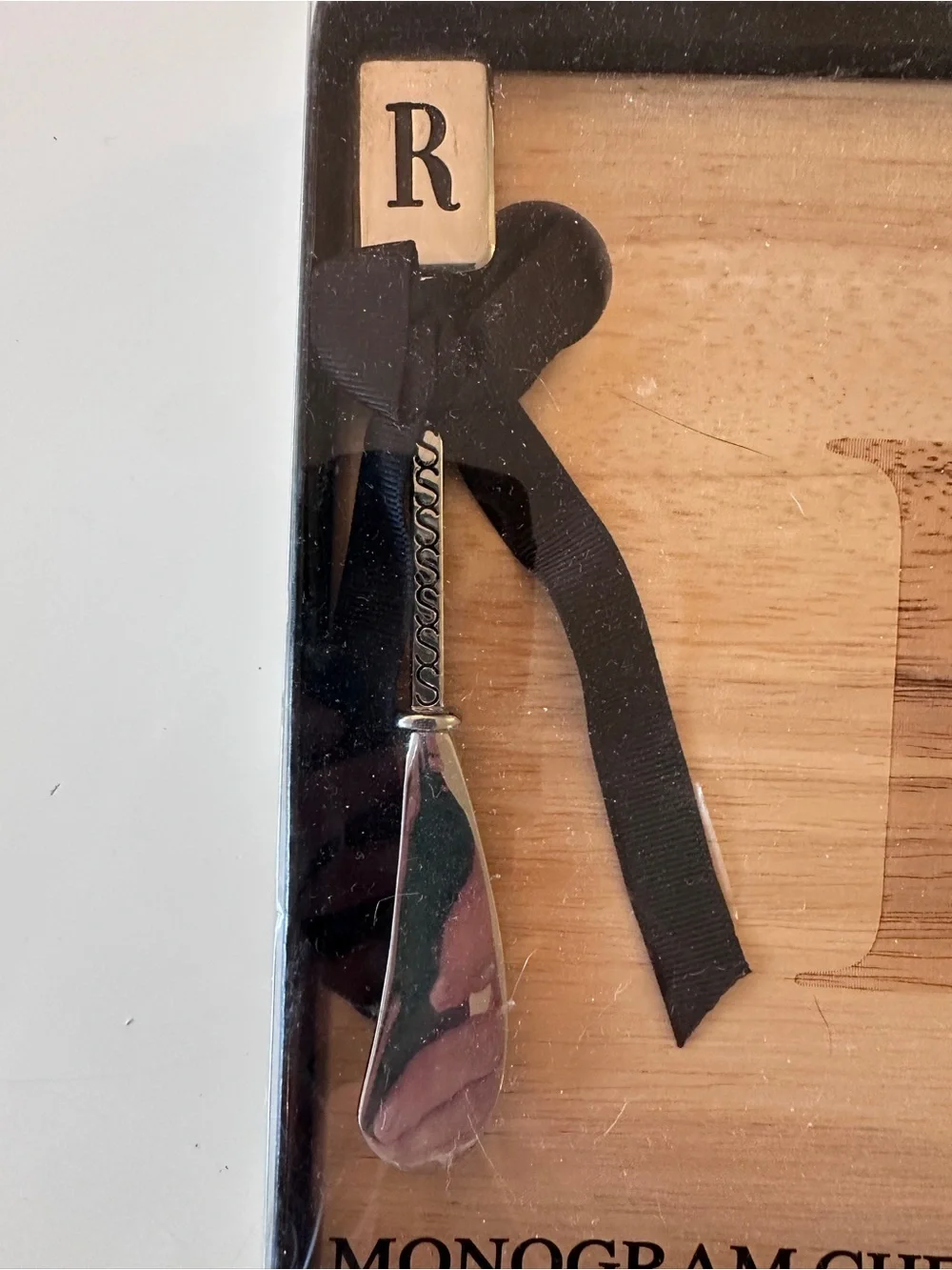 N/A monogram wooden